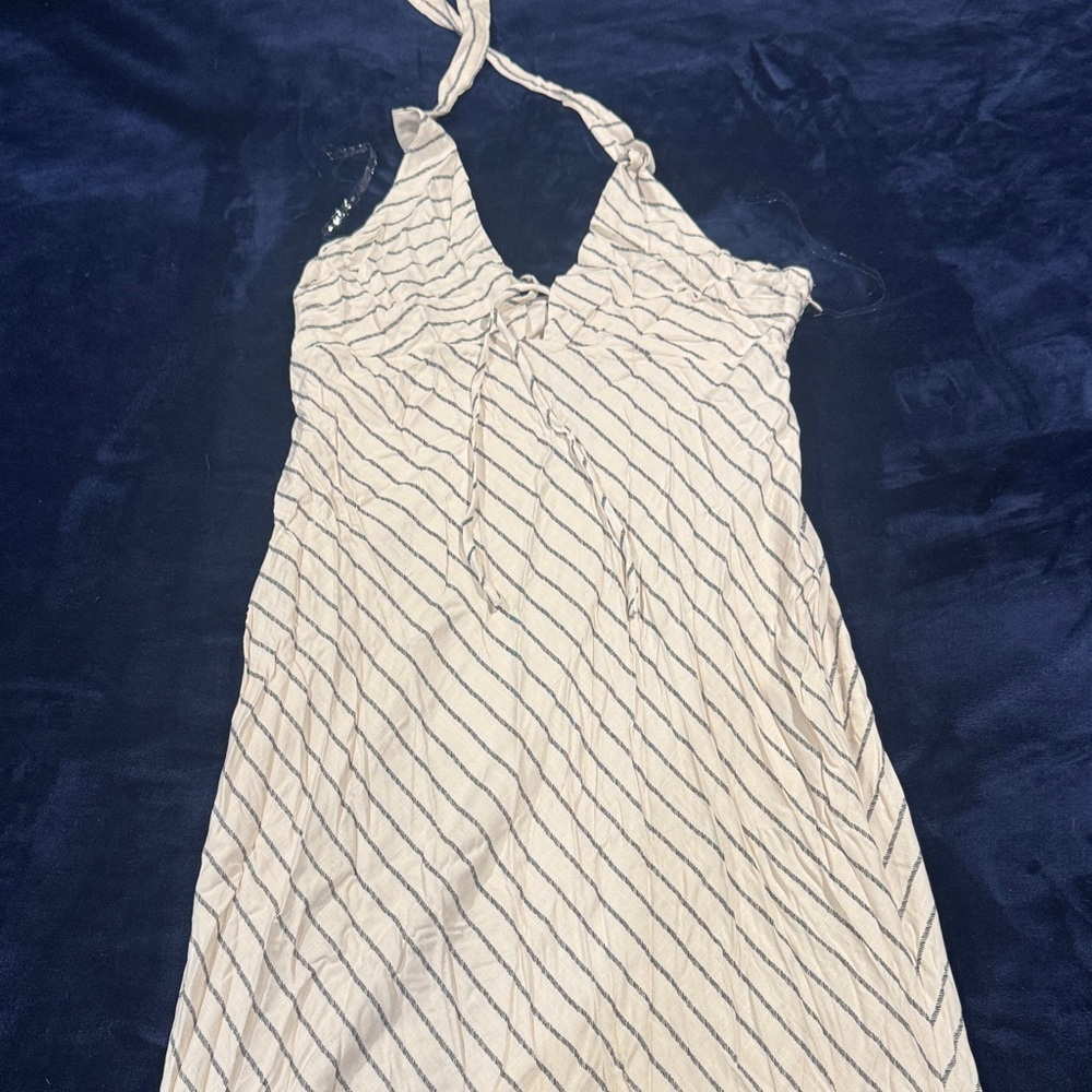 Striped Halter Dress